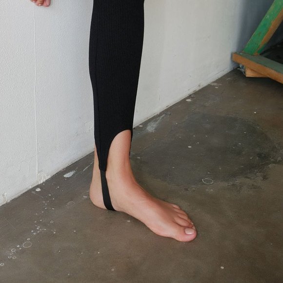 NWT The Range High Rise Ribbed Stirrup Legging S - Picture 2 of 7